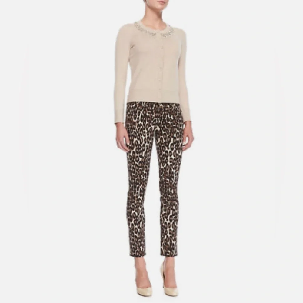 Kate‎ Spade Broome Street Leopard Print Skinny Jeans